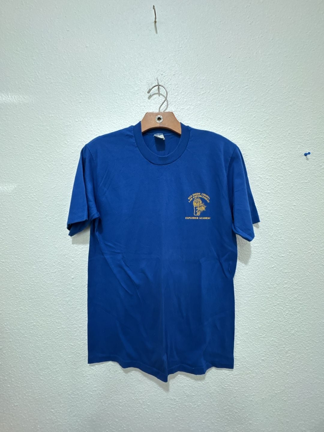 Vintage 1980s Velva Sheen San Diego County Law Enforcement Explorer Academy T-Shirt 2