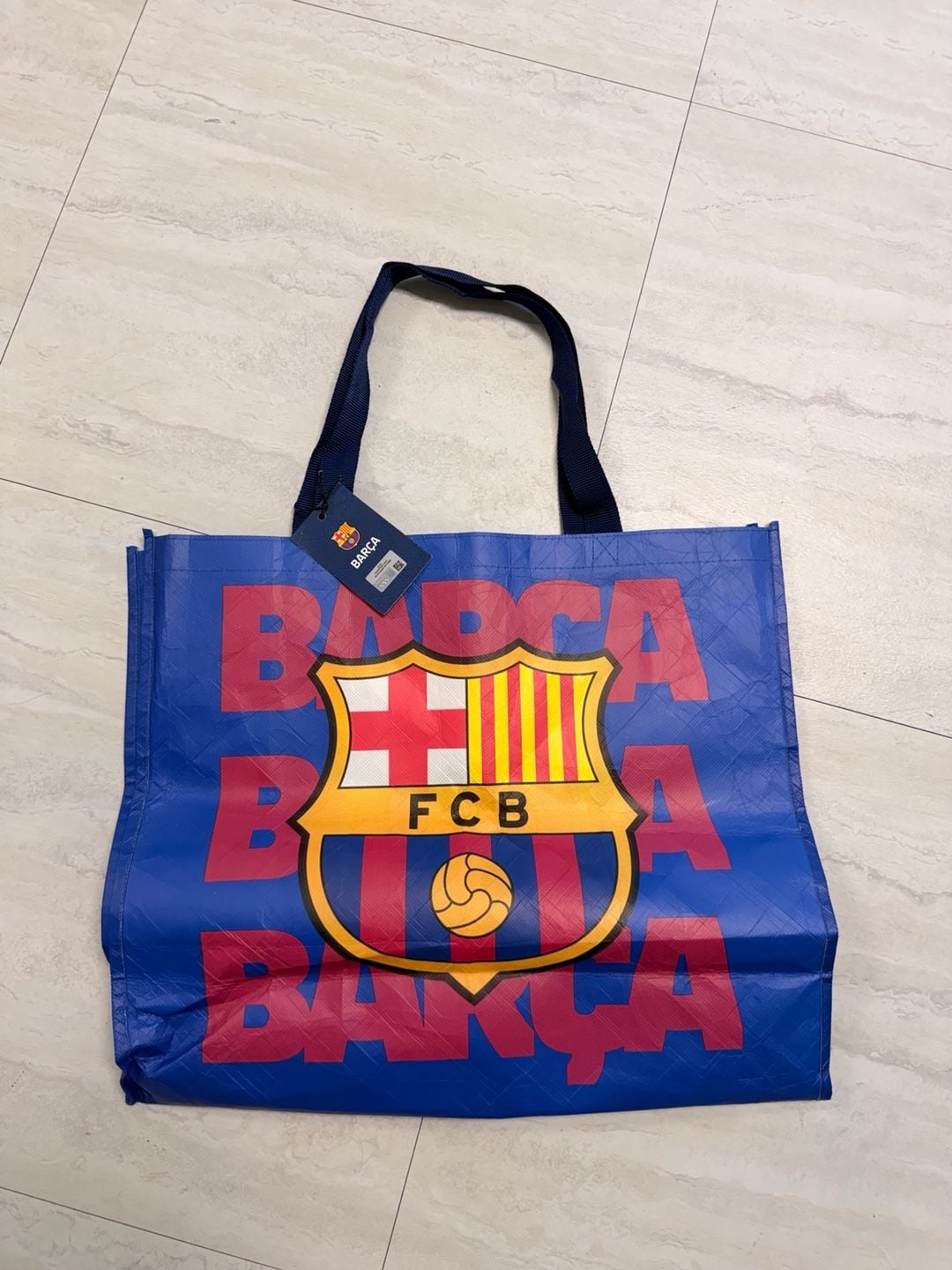 FC Barcelona Official Licensed Reusable Shopping Tote Bag 2