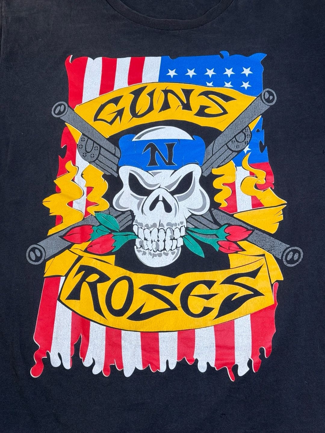 Distressed Vintage bootleg Guns N' Roses Use Your Illusion merch 3