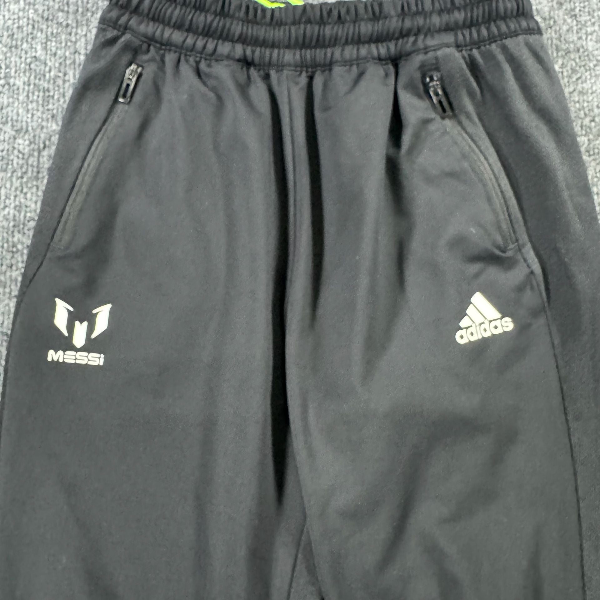 Adidas Messi Boys Soccer Training Jogger Pants Black 3