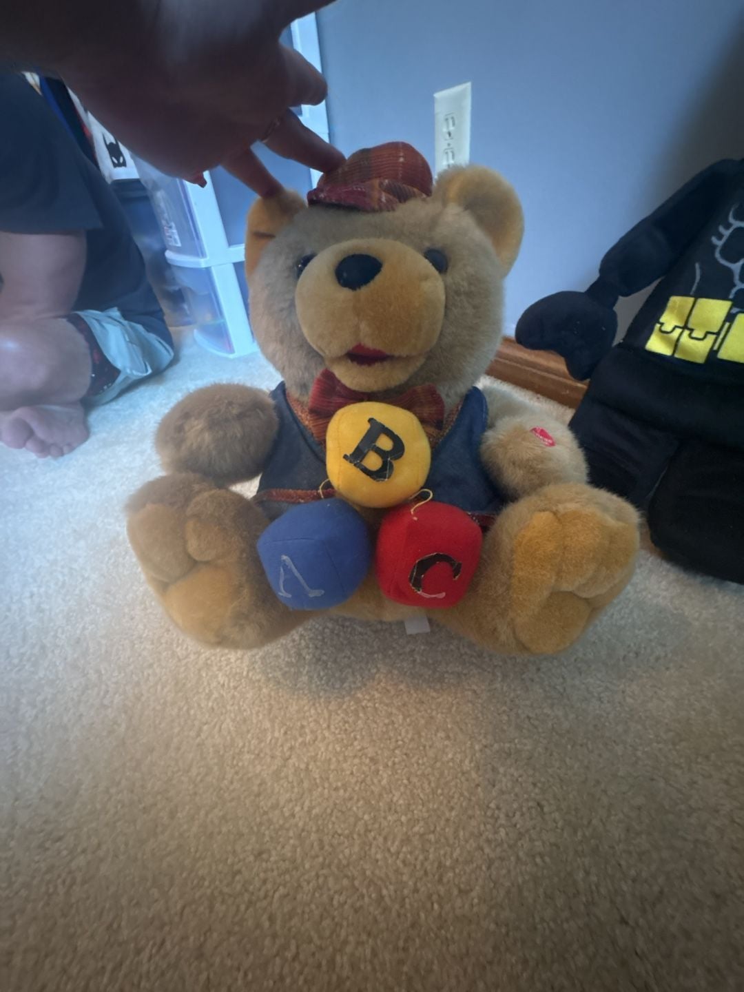 Teleconcepts K.C. Bearfone II Animated Talking Teddy Bear Telephone 2