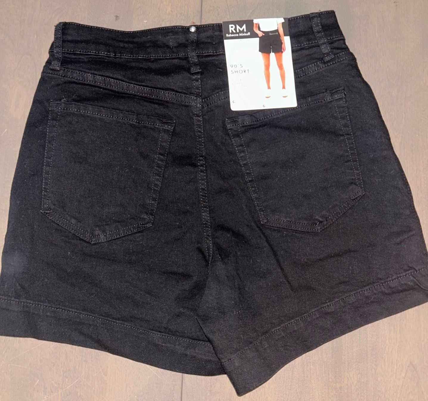 Rebecca Minkoff 90's High Rise Relaxed Fit 5" Inseam Shorts- size 6 7