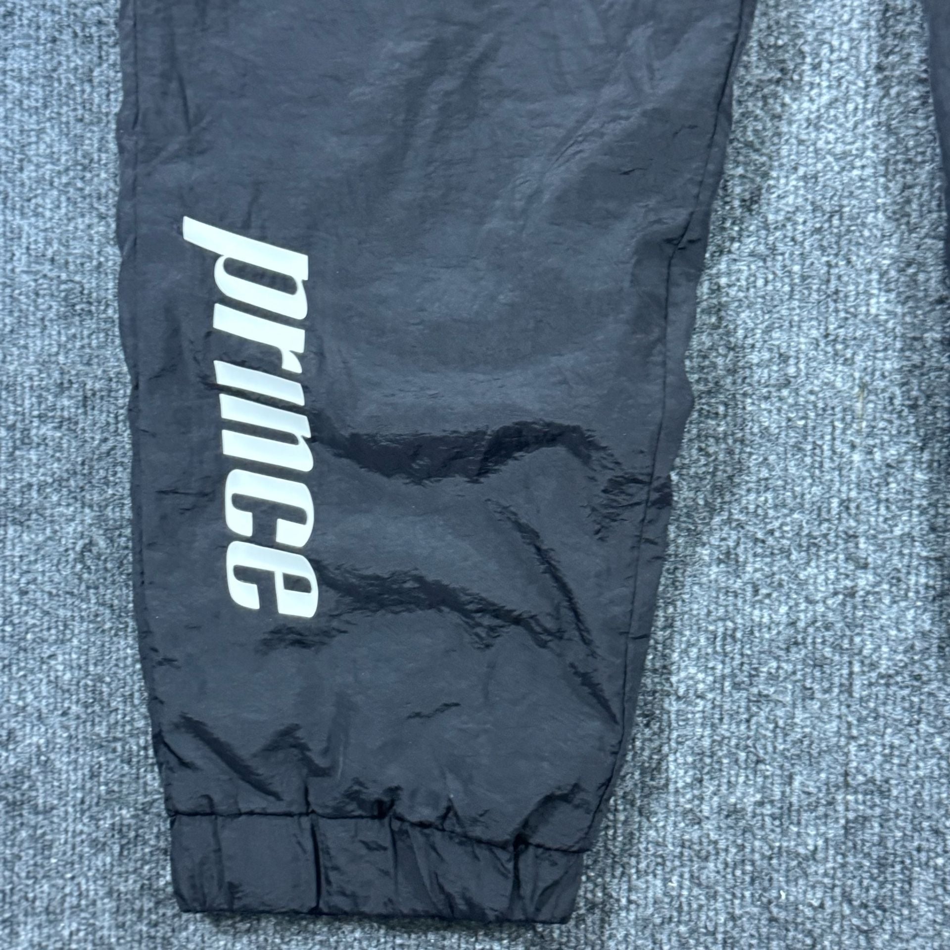 Prince Men's Tito's Vodka Promotional Nylon Jogger Track Pants Black/Orange 4