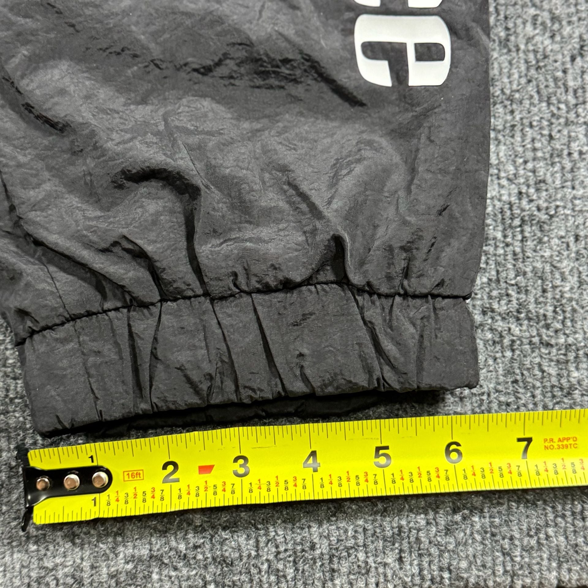 Prince Men's Tito's Vodka Promotional Nylon Jogger Track Pants Black/Orange 7