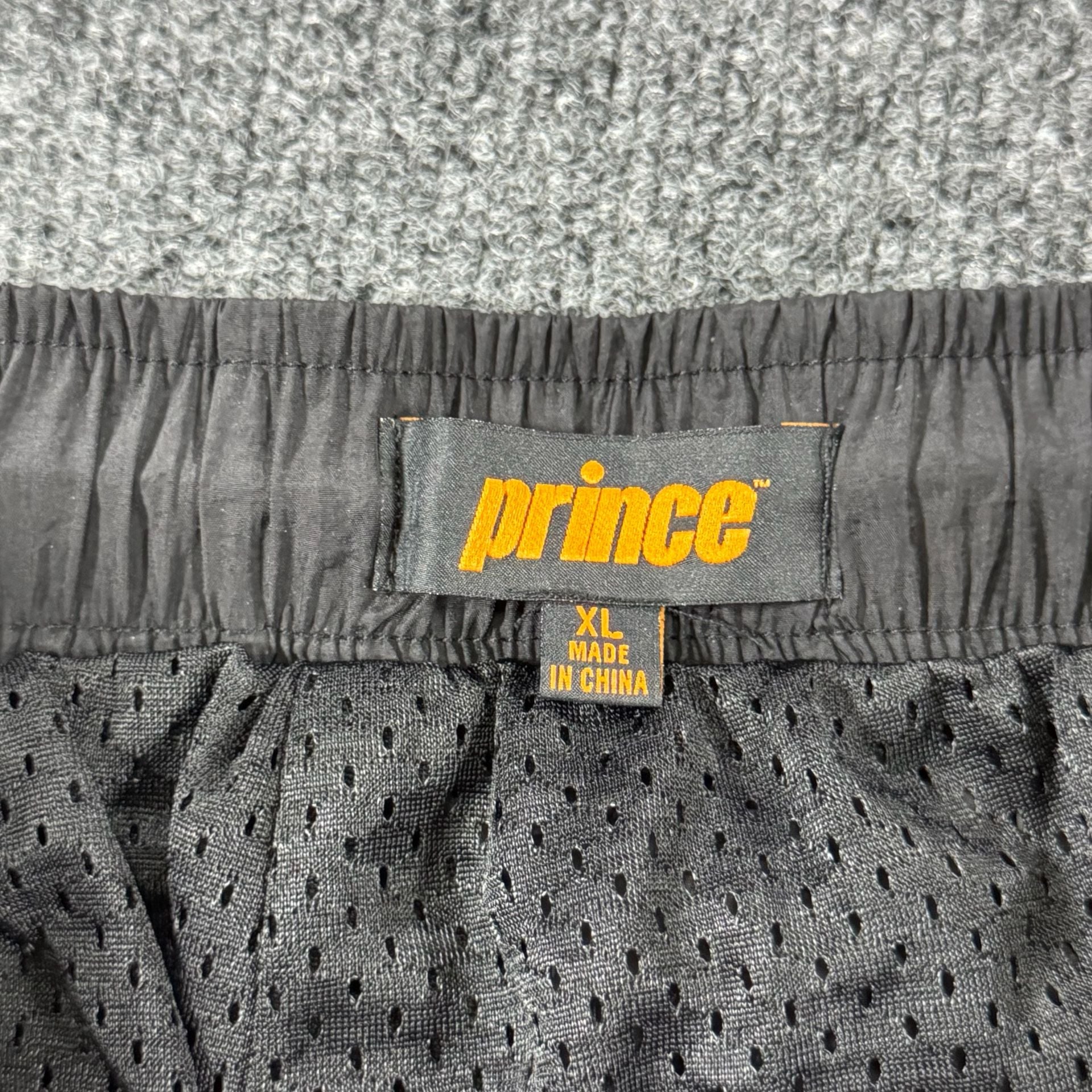 Prince Men's Tito's Vodka Promotional Nylon Jogger Track Pants Black/Orange 9