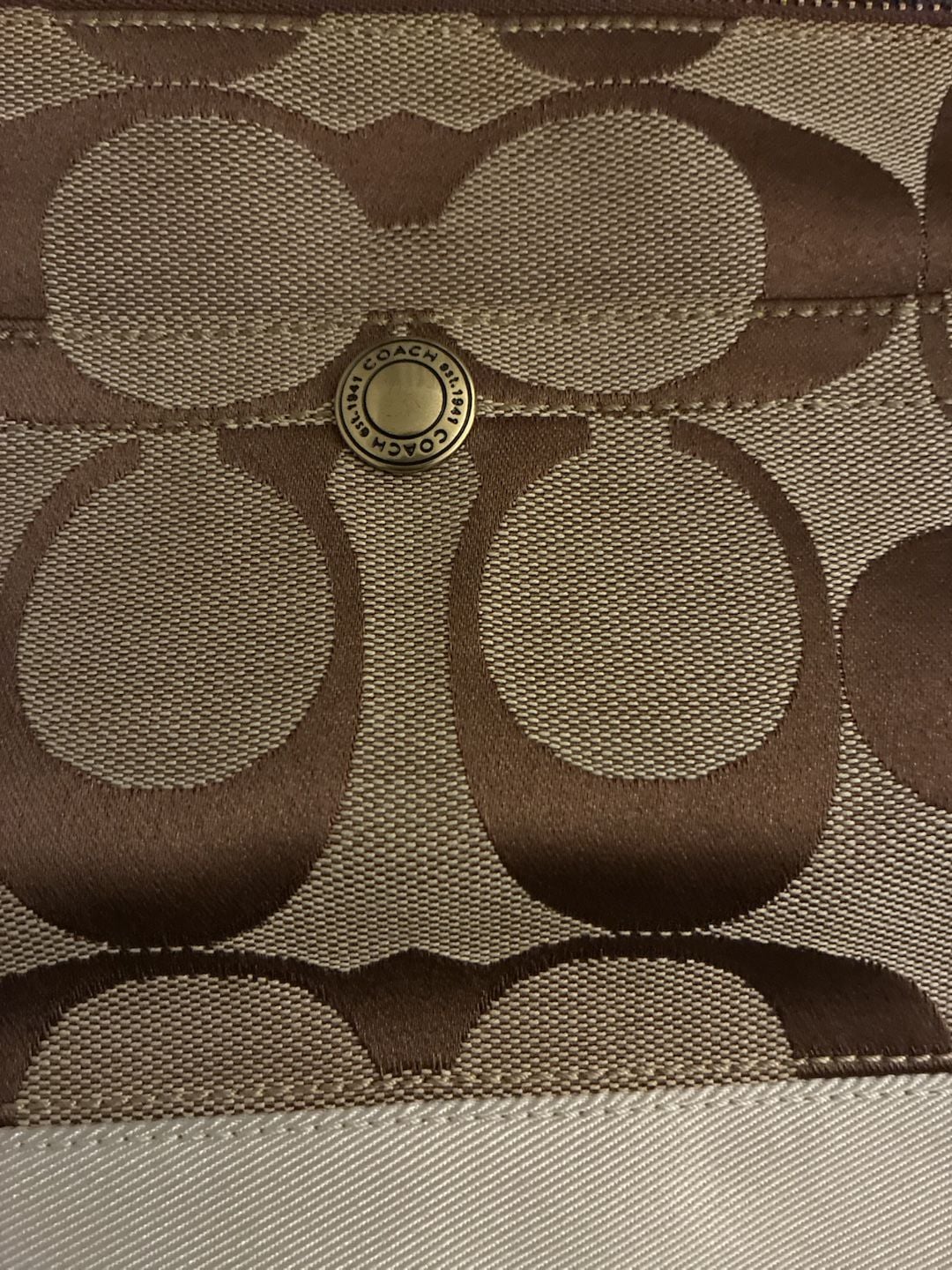 Coach Signature Canvas and Leather Courier Crossbody Bag 10127 3