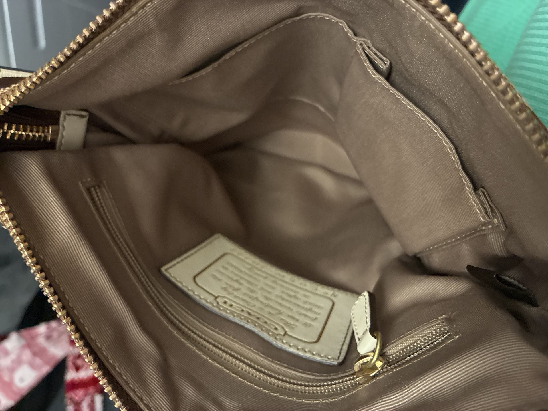 Coach Signature Canvas and Leather Courier Crossbody Bag 10127 7