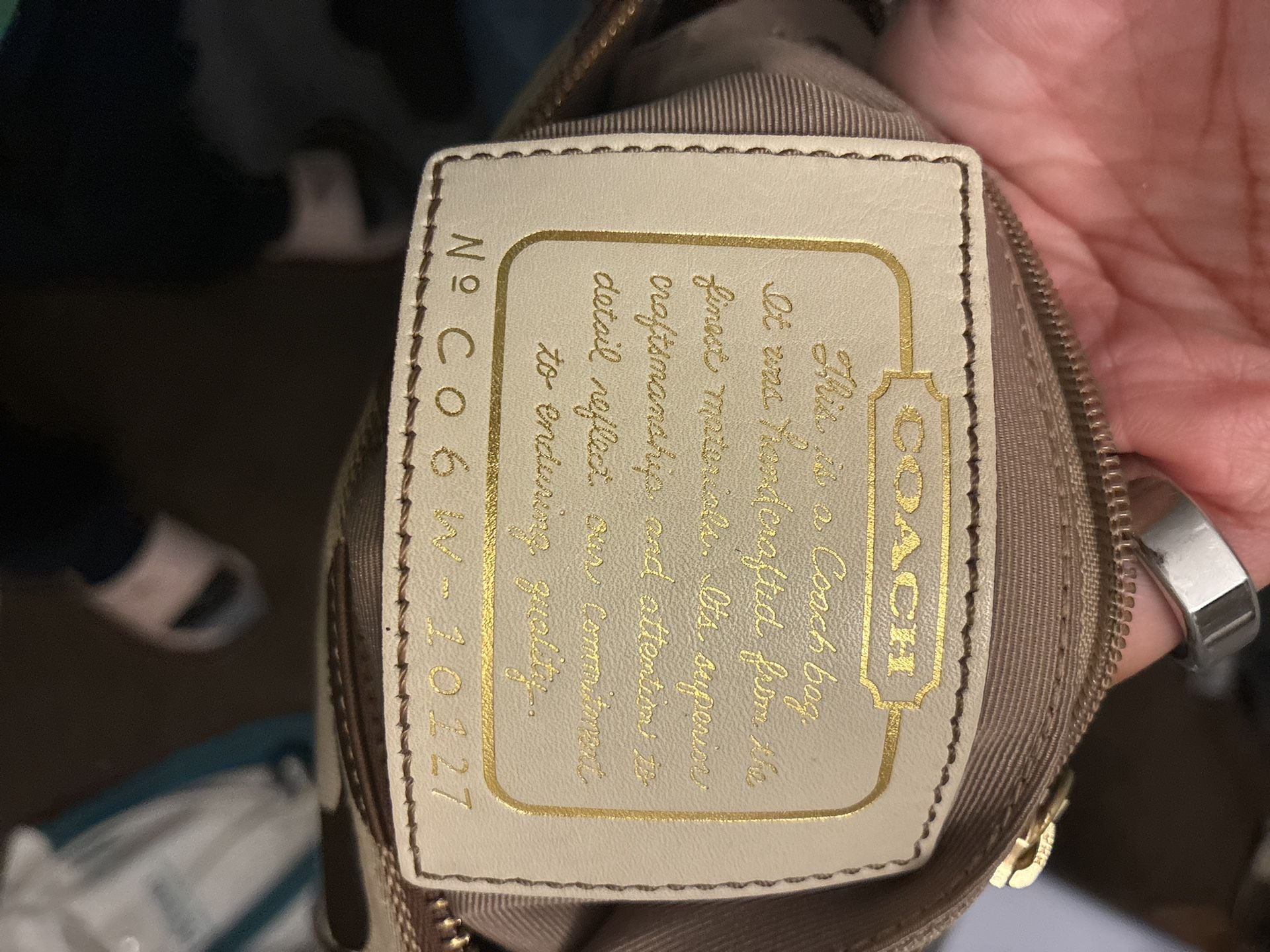 Coach Signature Canvas and Leather Courier Crossbody Bag 10127 8