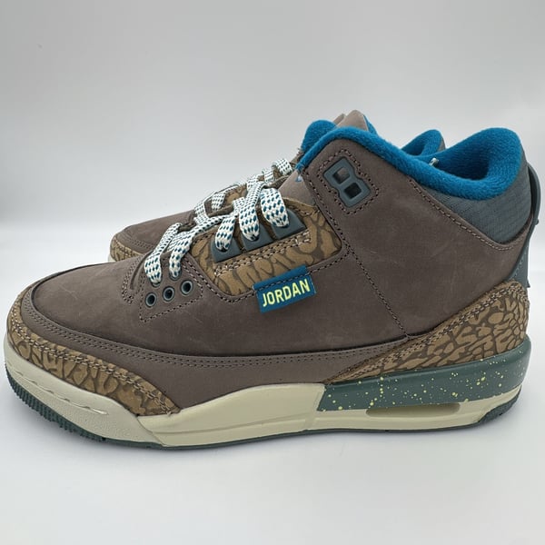 Jordan 3 Retro 'Olive Grey' Grade School Sneakers (IB7066-001)