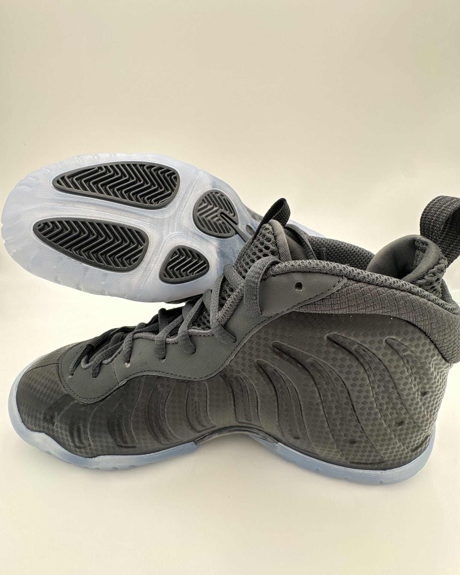 Nike Little Posite One (GS) Black/Black-Dark Smoke Grey IQ7228-001 6