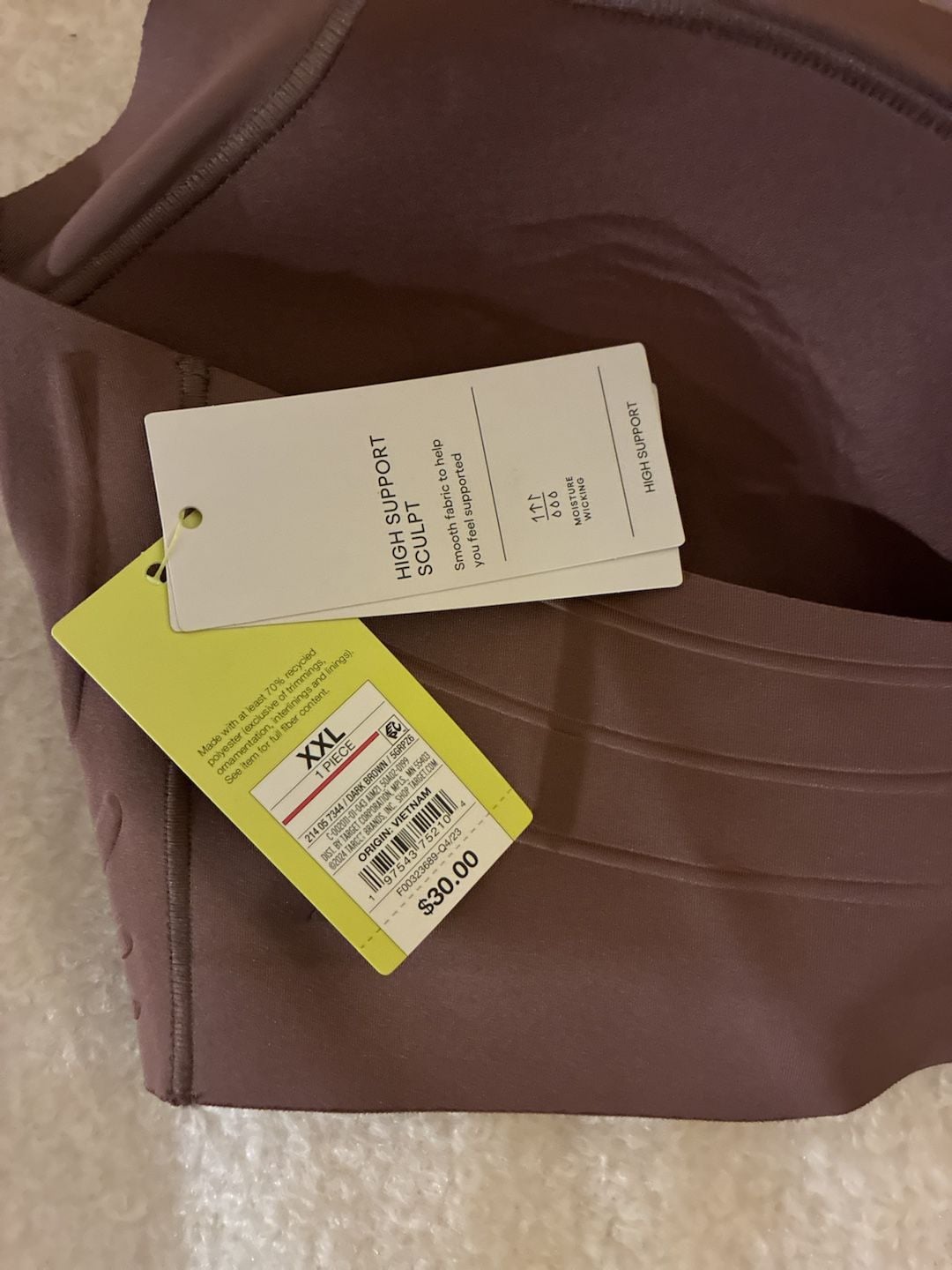 All in Motion High Support Sculpt Wireless Bra 3