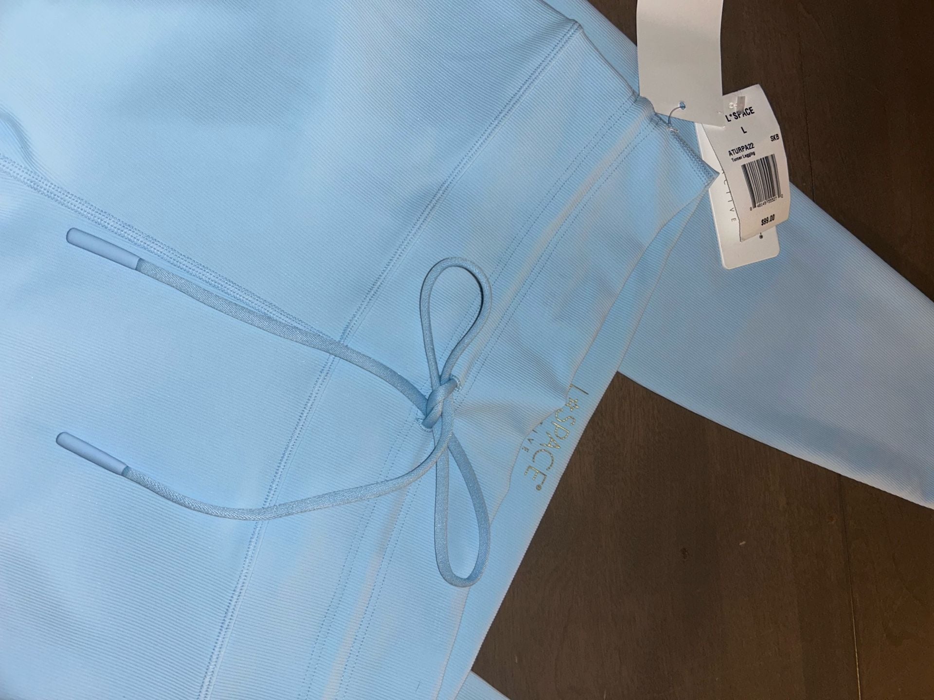 L*Space Active Turner Legging in Sky Blue 7