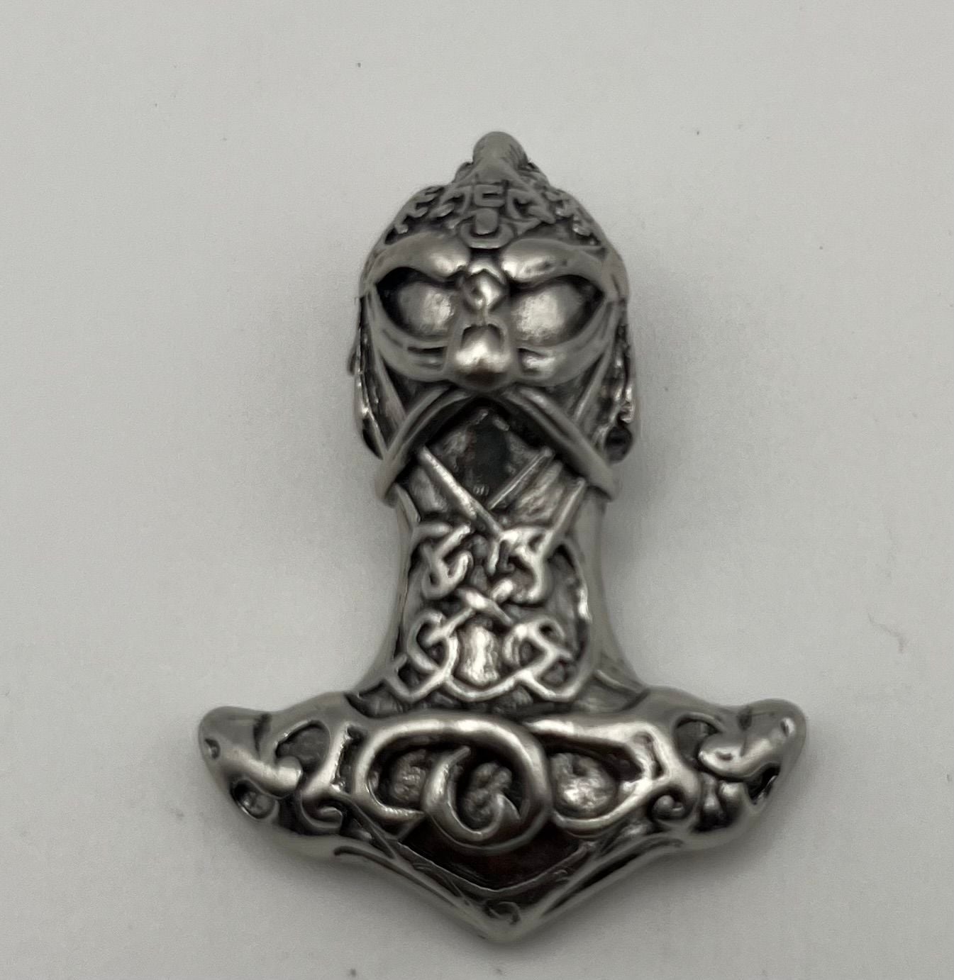Viking Gjermundbu Helmet Thor's Hammer Mjolnir Pendant 2