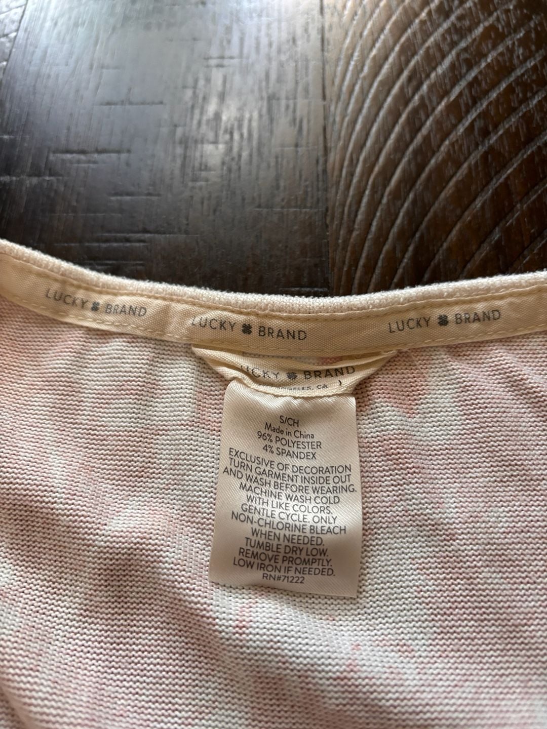Lucky Brand Womens 2-Piece Pink Floral Pajama Set Tank Top and Shorts 2