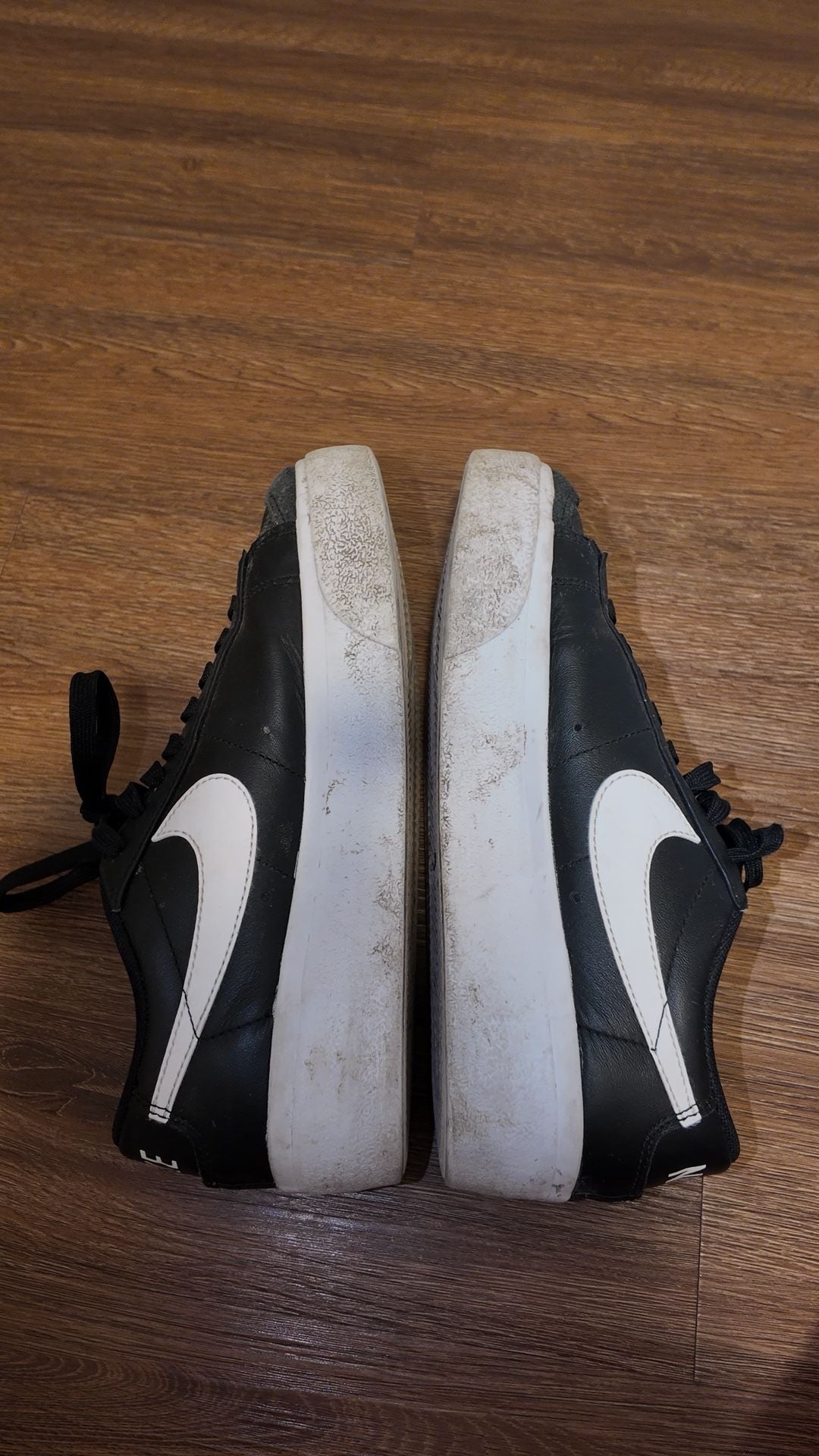 Nike Blazer Low Platform Black White Sneakers - Women's Size 7 5