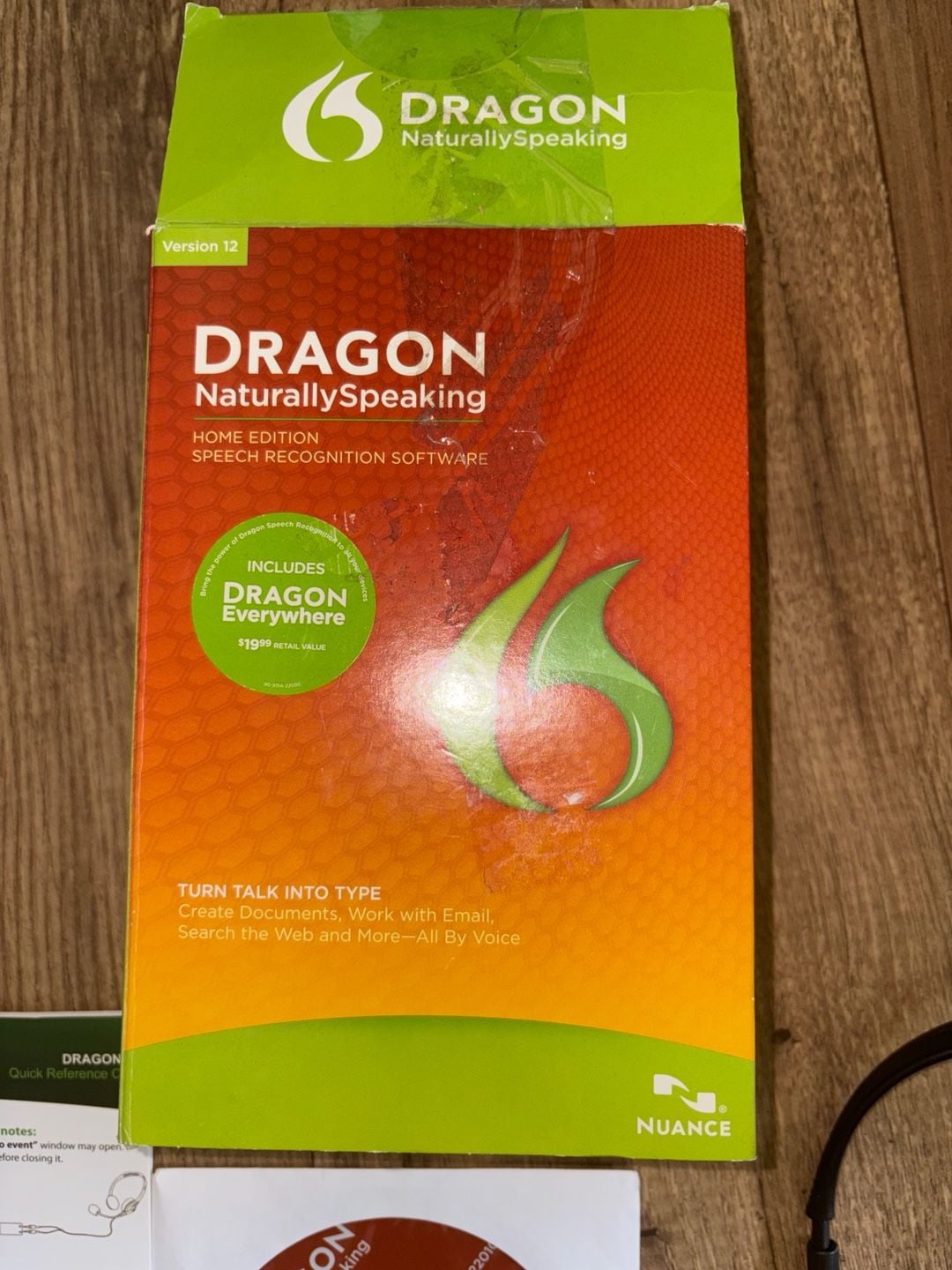 Nuance Dragon NaturallySpeaking Home Edition Version 12 Speech Recognition Software 1