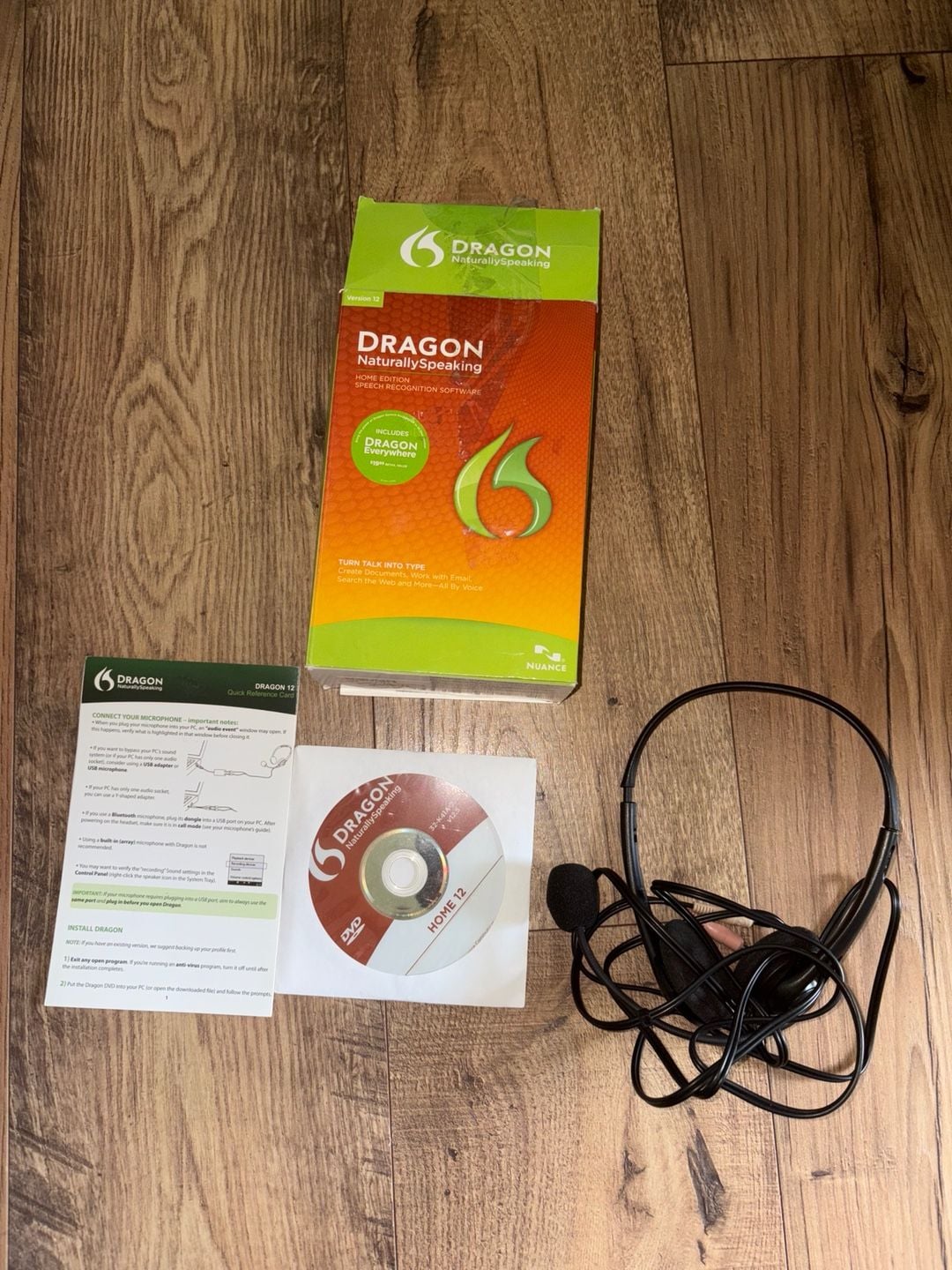 Nuance Dragon NaturallySpeaking Home Edition Version 12 Speech Recognition Software 3