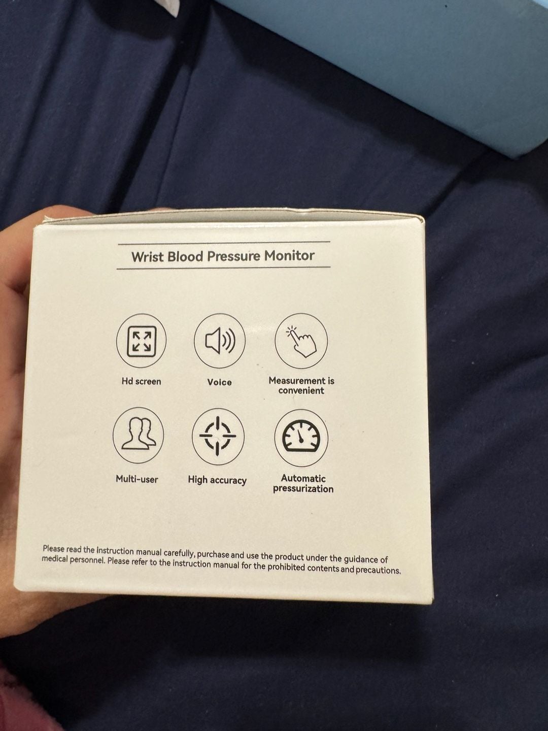 FC-BP112 Wrist Blood Pressure Monitor with LED Display and Voice Broadcast 2