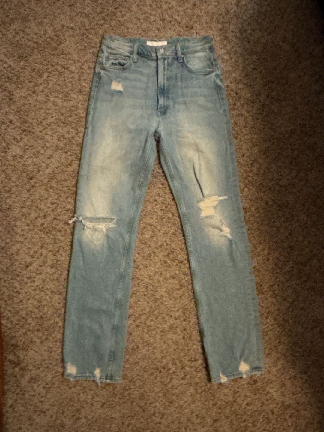 MOTHER Superior The High Waisted Rider Skimp Jeans in The Confession 3