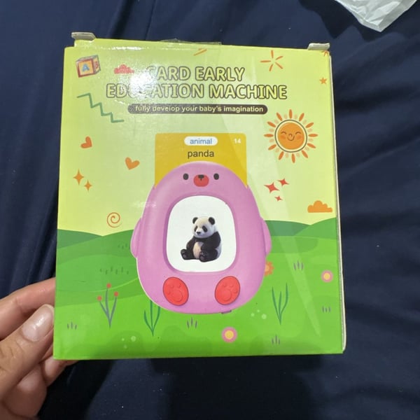 Card Early Education Machine Montessori Talking Flash Card Educational Toy