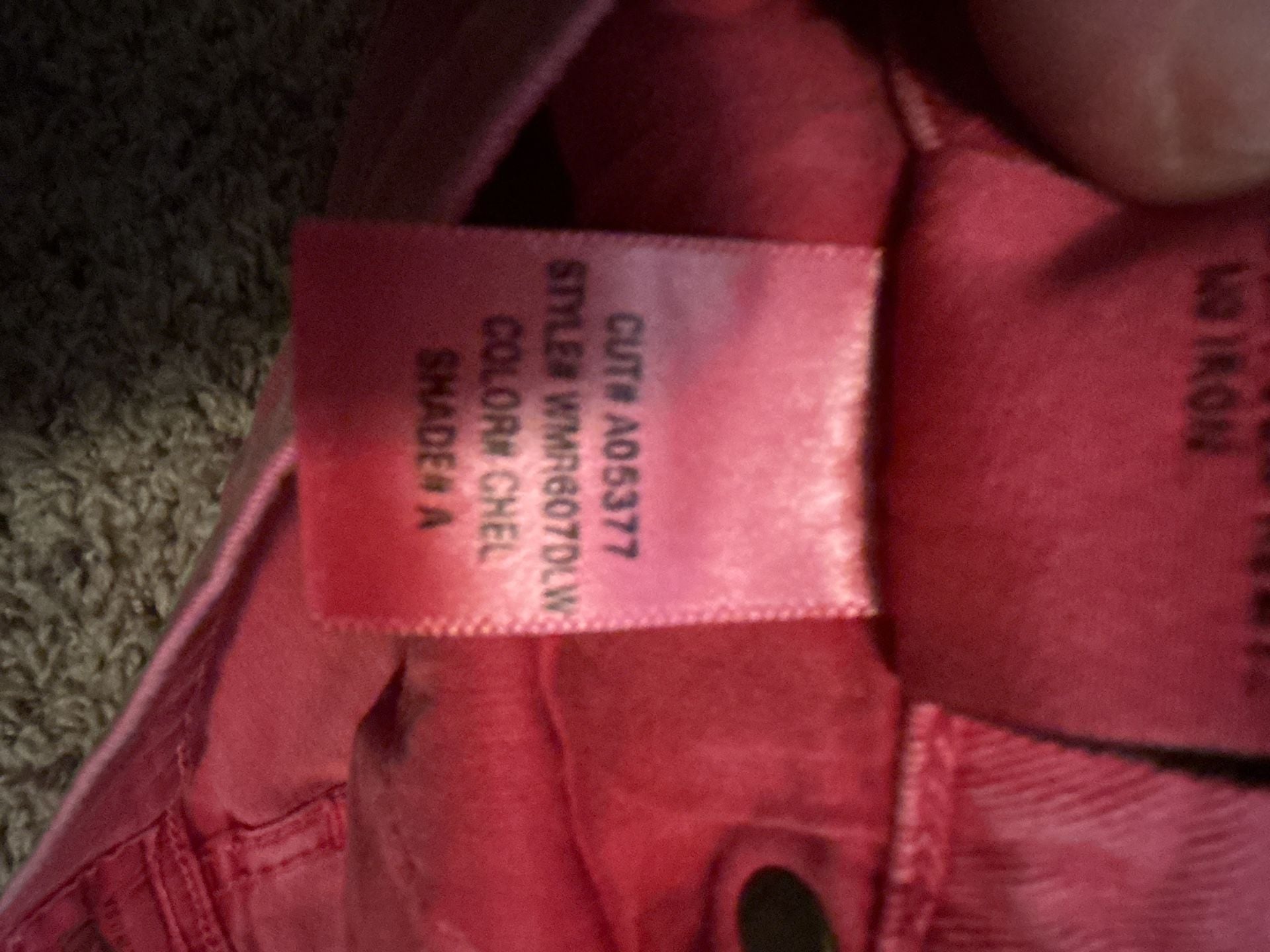 Hudson Midrise Nico Cut-Off Denim Shorts in Red, Size 29 5