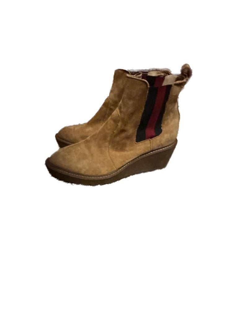 Cecelia New York Gemma Suede Wedge Chelsea Boots 1
