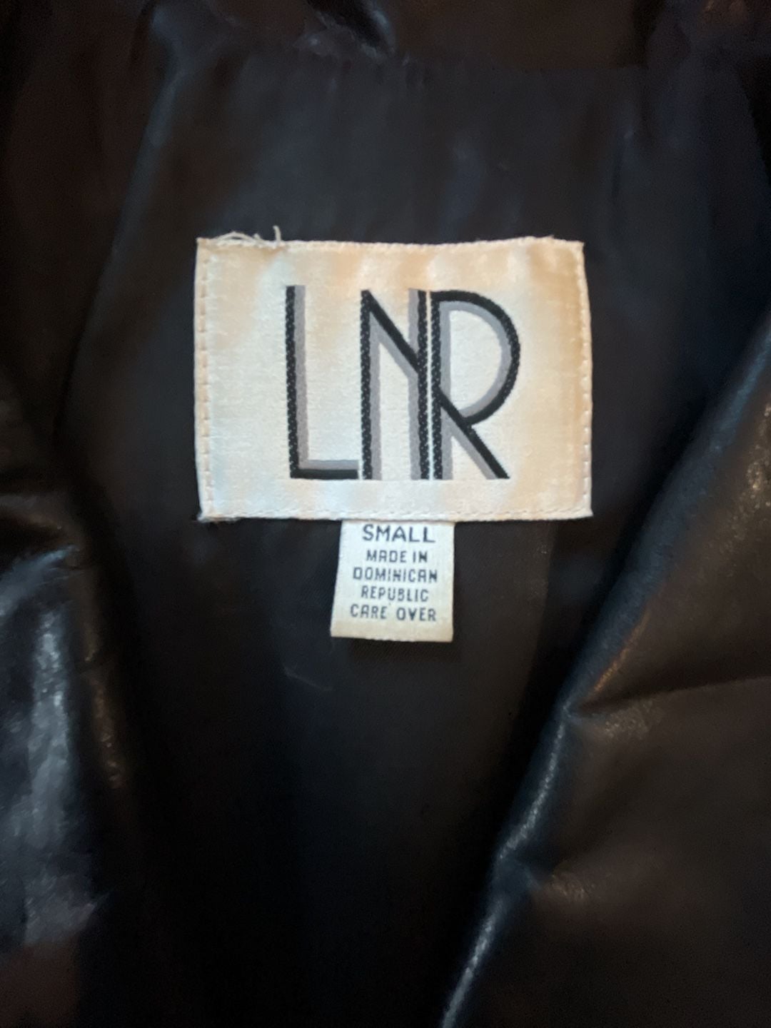 Vintage 90s LNR Black Genuine Leather Single-Button Long Coat Jacket 3