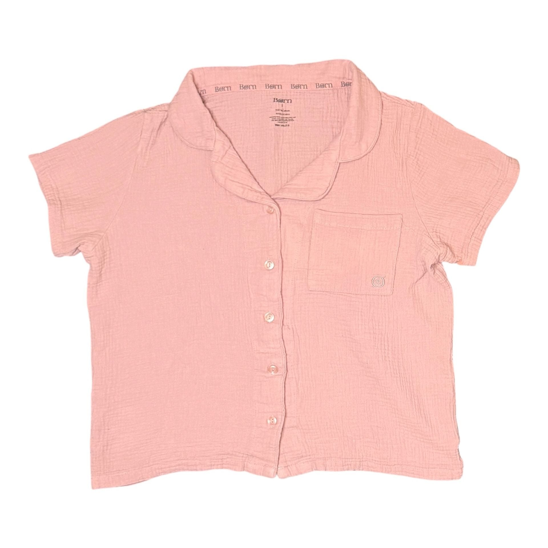 Sleep On It Girls Pajamas Button down Short Sleeve 1