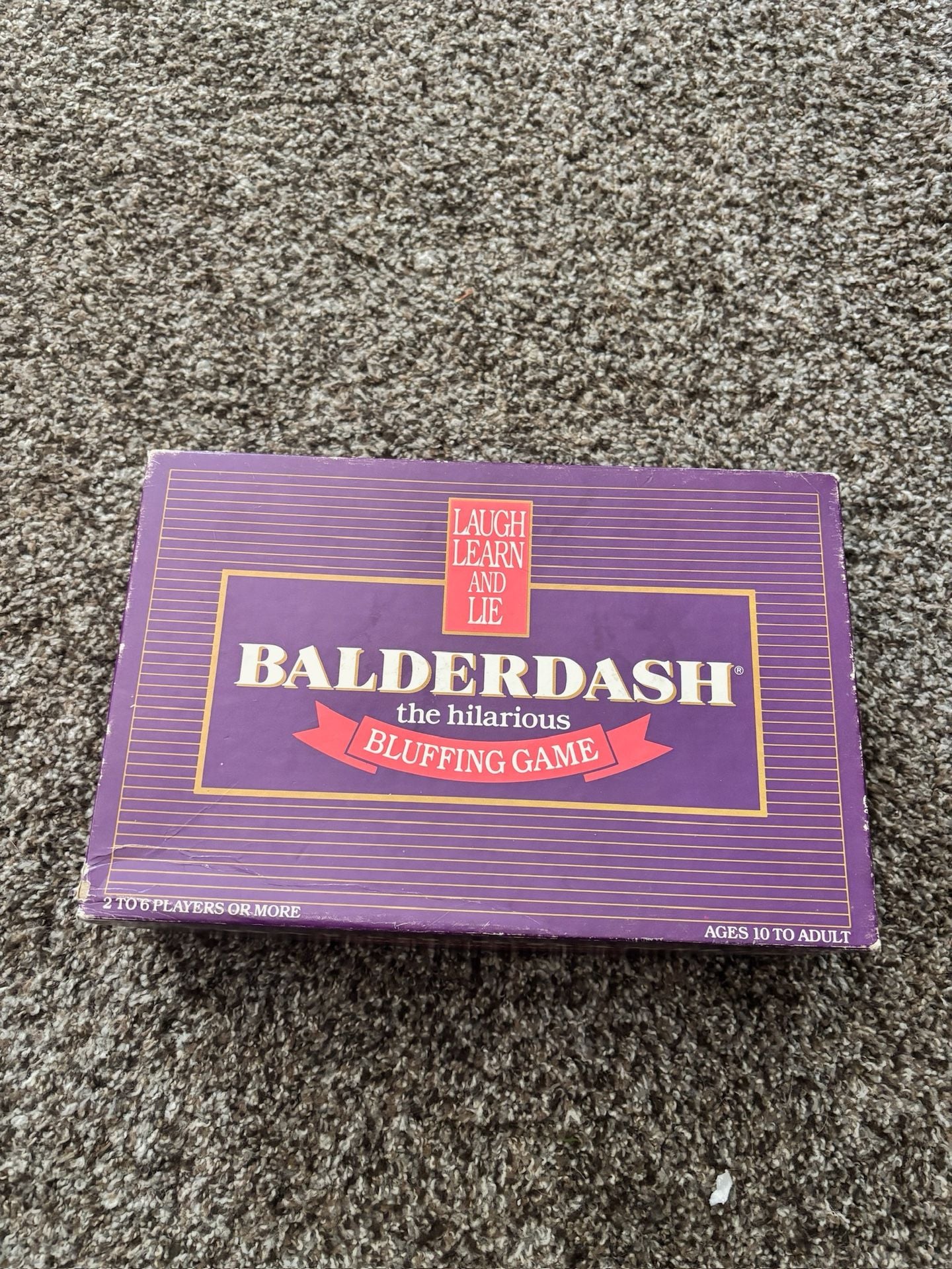 Balderdash Board Game - The Hilarious Bluffing Game - Complete Sealed Cards 887961060515 1