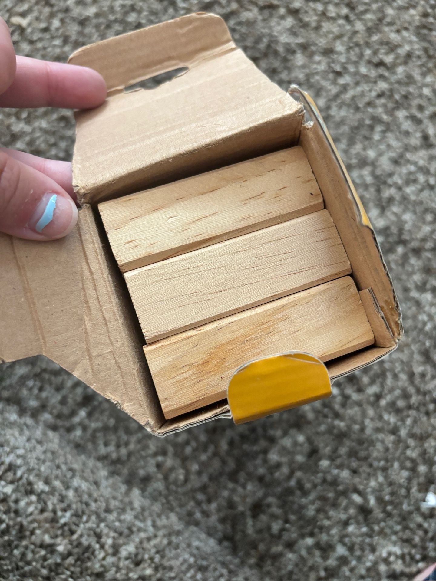 Lucky Lad Tumbling Blocks Wooden Stacking Game by Wild & Wolf 3