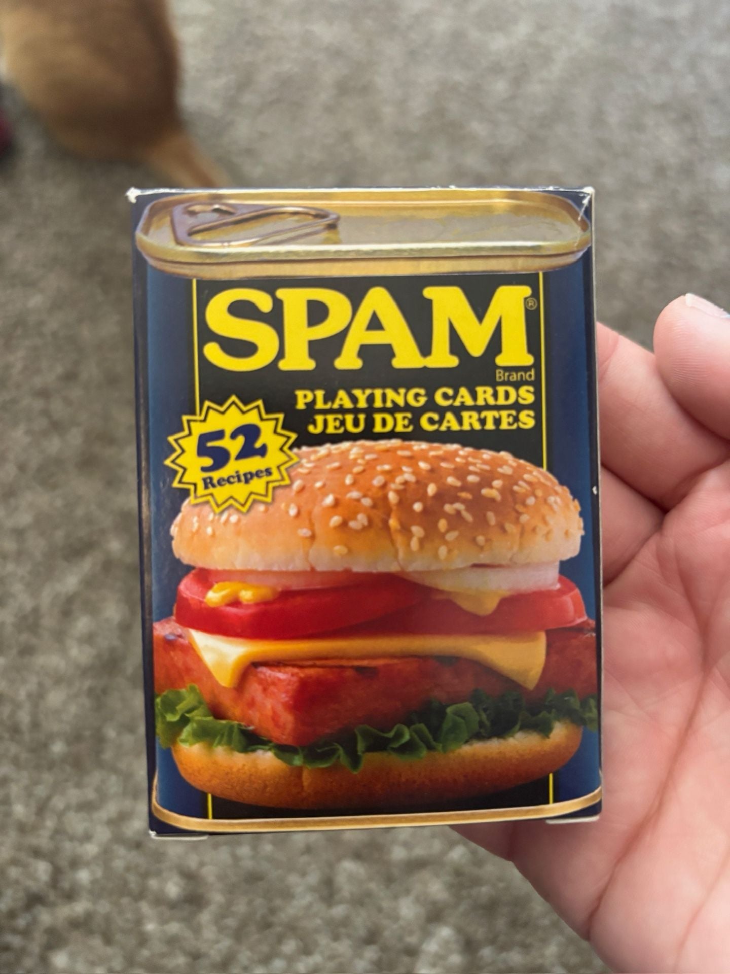 SPAM Brand Playing Cards with 52 Recipes 2