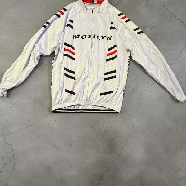 Moxilyn Men's Long Sleeve Cycling Jersey and Bib Pants Set Top XXL Bottoms XL