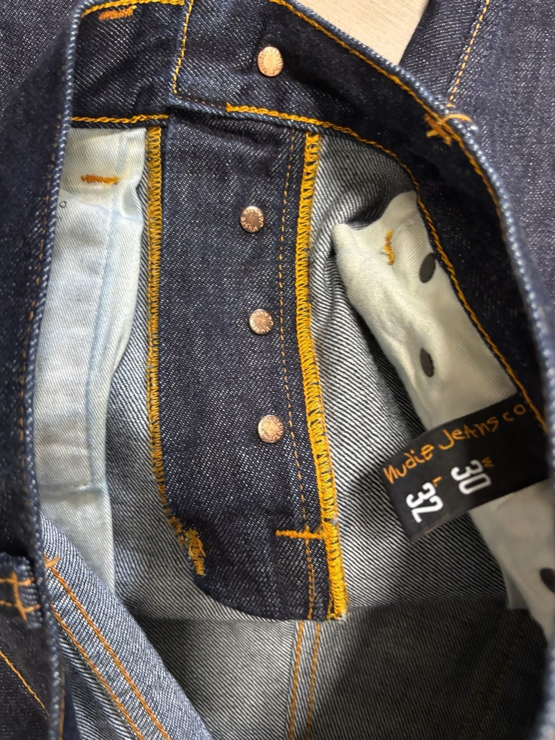 Nudie Jeans Co. Raw Denim Jeans Size 30x32 4