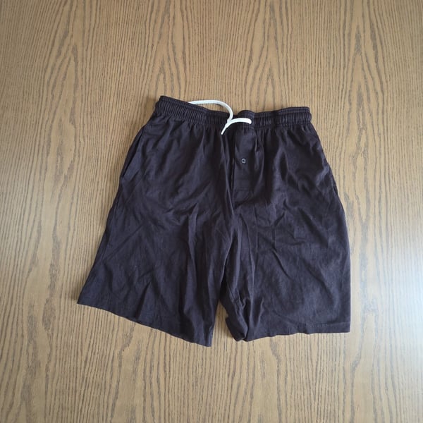 Avenue Men's Knit Lounge Drawstring Shorts with Logo Waistband