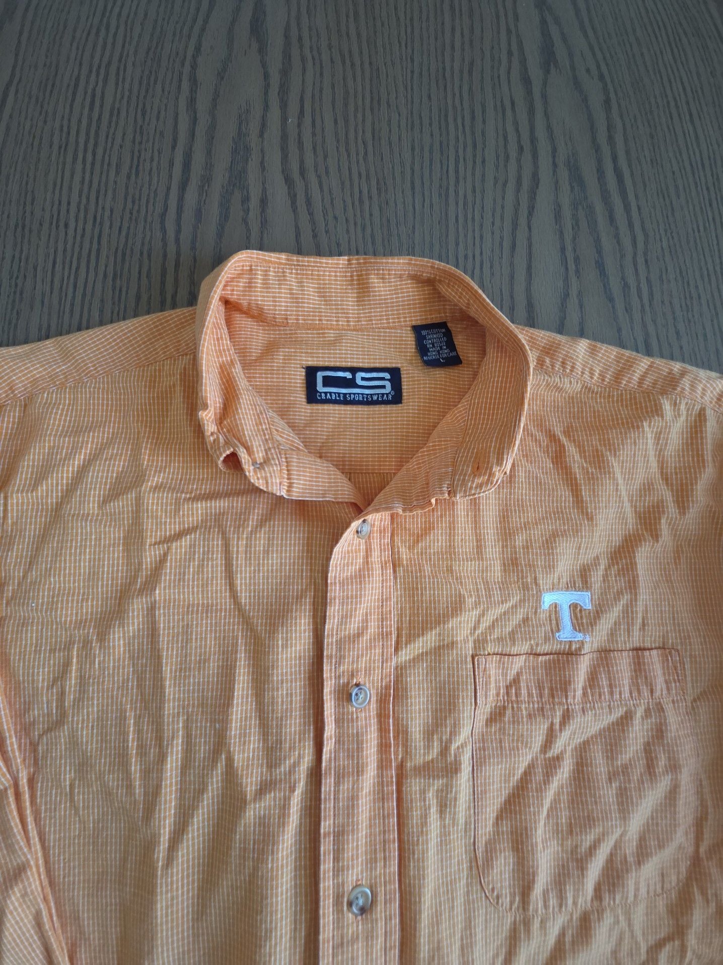 Crable Sportswear Tennessee Volunteers Long Sleeve Button-Down Shirt 7