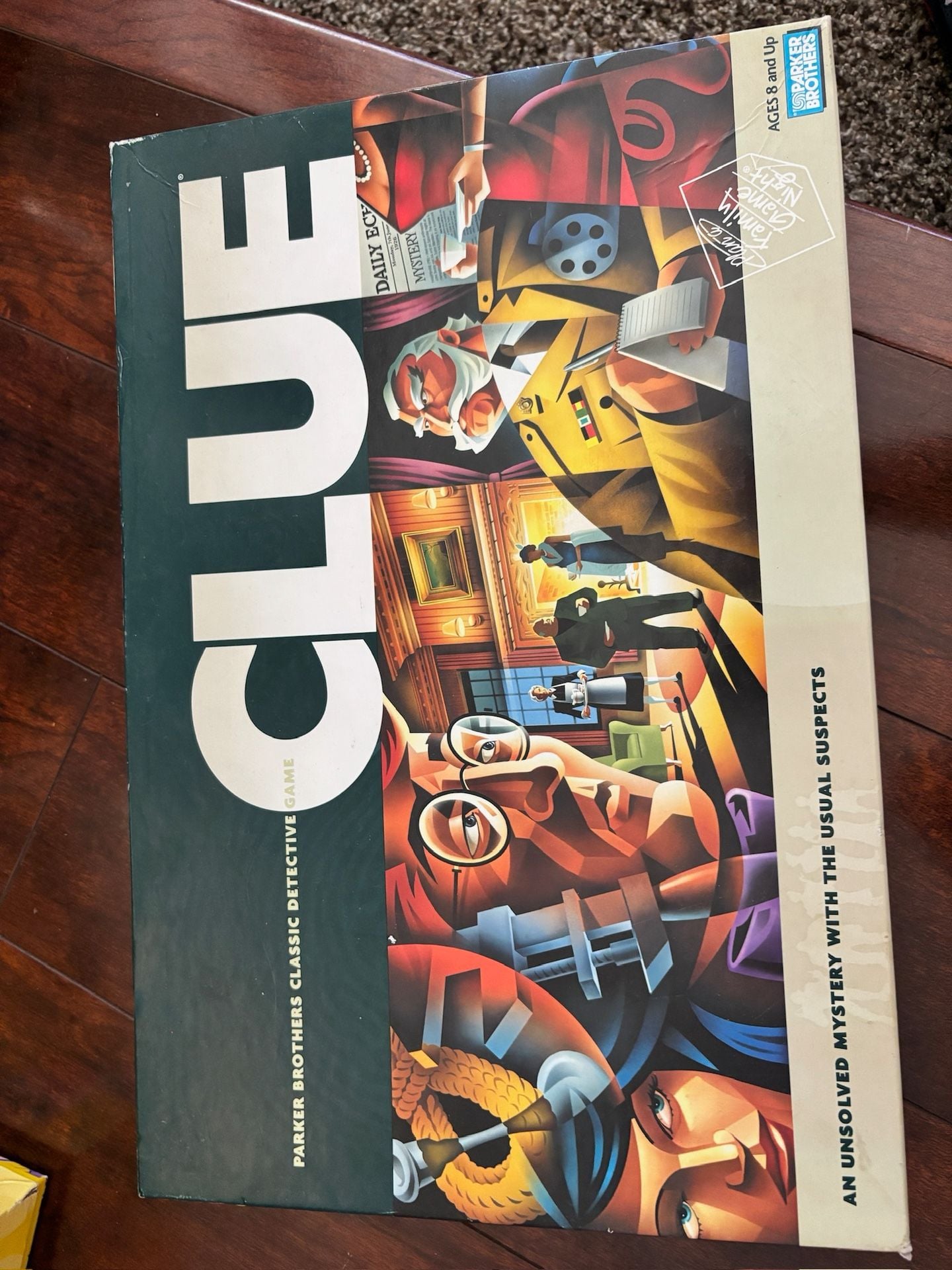 Vintage 1986 CLUE Classic Detective Board Game by Parker Brothers Sealed NEW 1