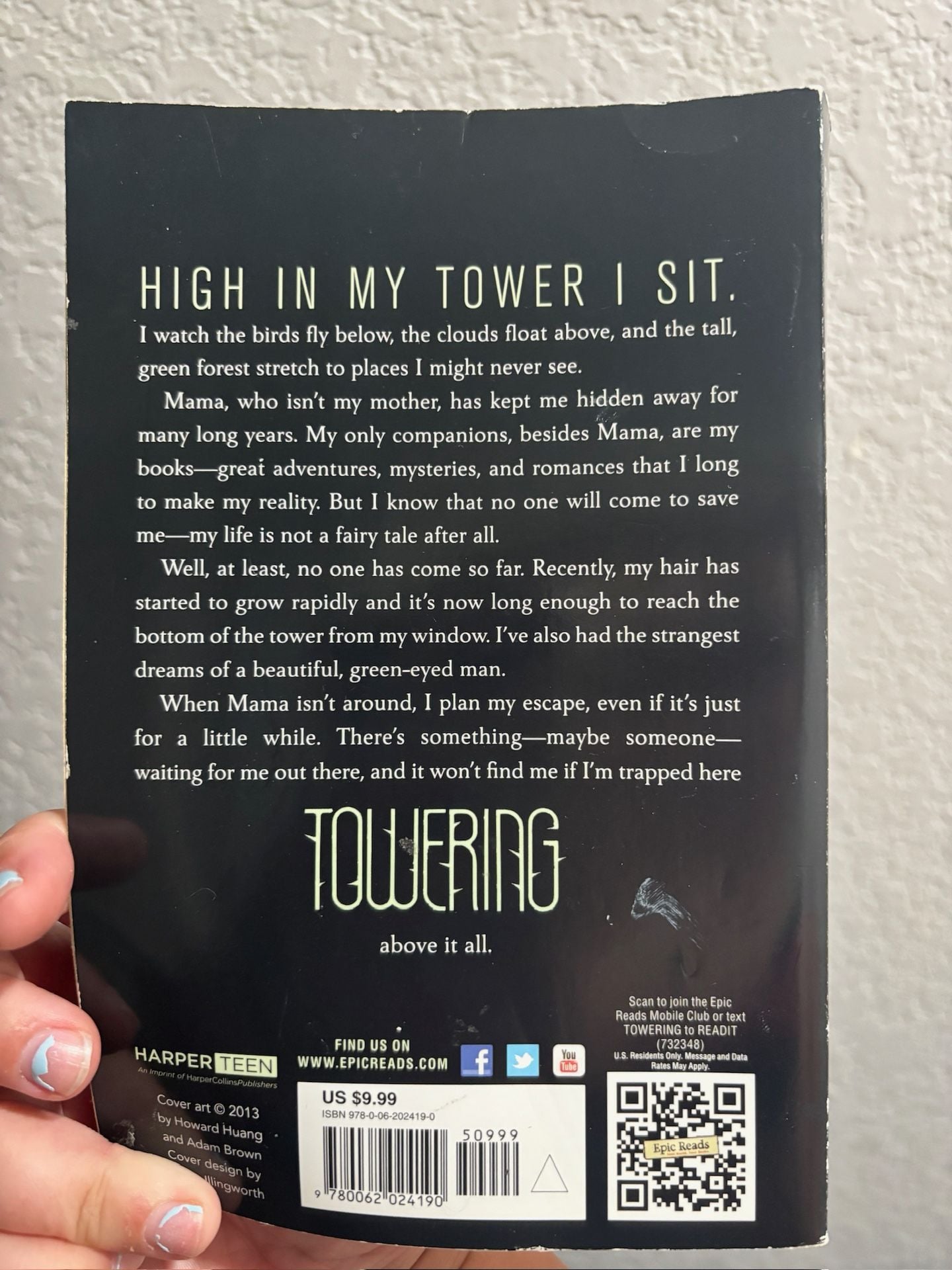Towering by Alex Flinn (Paperback Young Adult Novel) 2