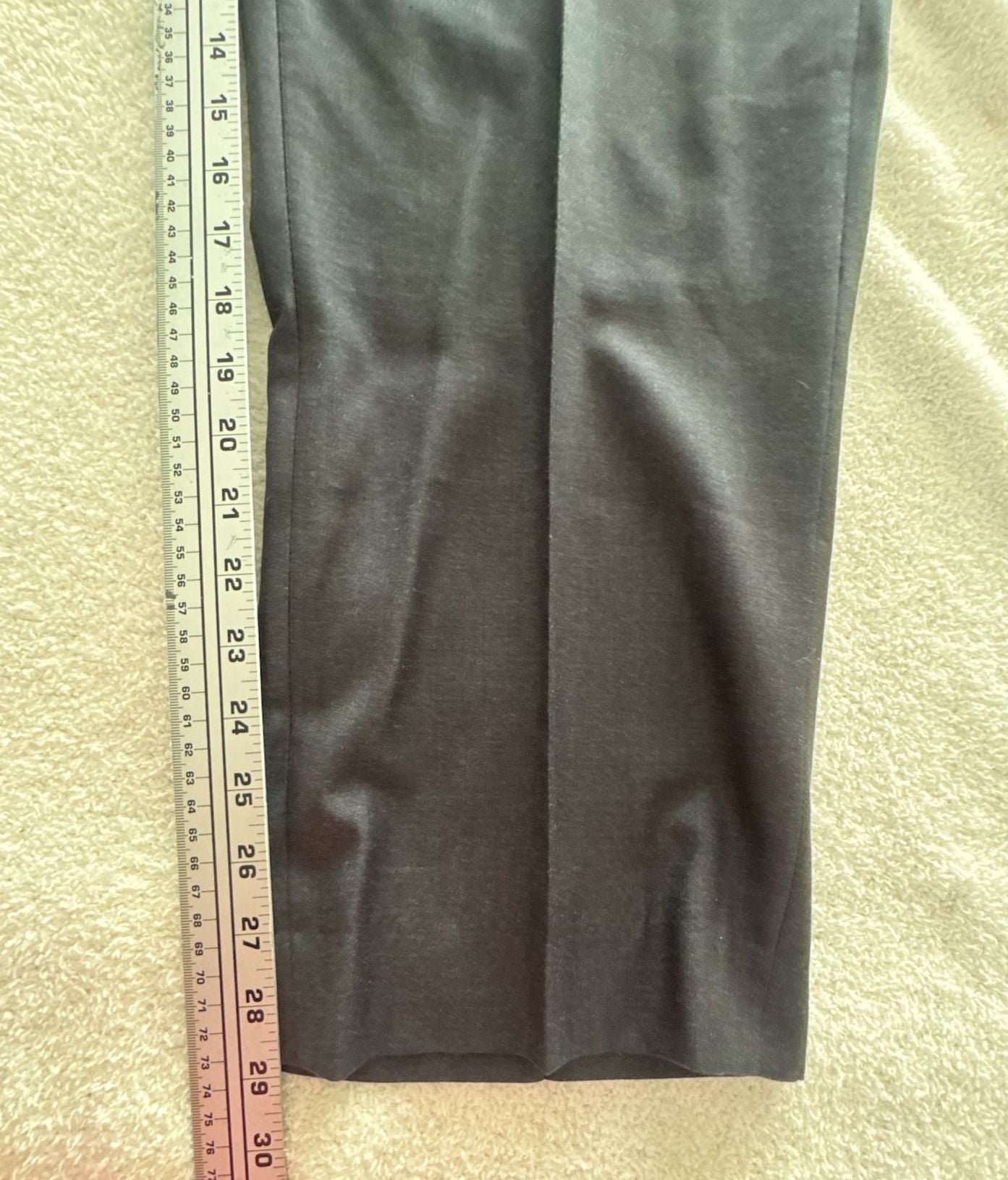 Giorgio Fiorelli Superlux Super Fine 150 Black Two-Button Suit (Size 44/38) 10