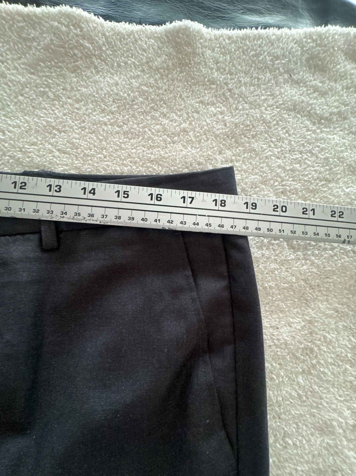 Giorgio Fiorelli Superlux Super Fine 150 Black Two-Button Suit (Size 44/38) 11