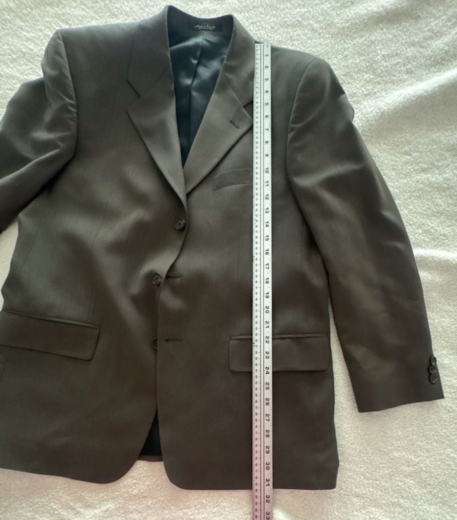 Jean Paul Germain Men's 100% Pure New Wool 2-Piece Suit, Size 40R 9