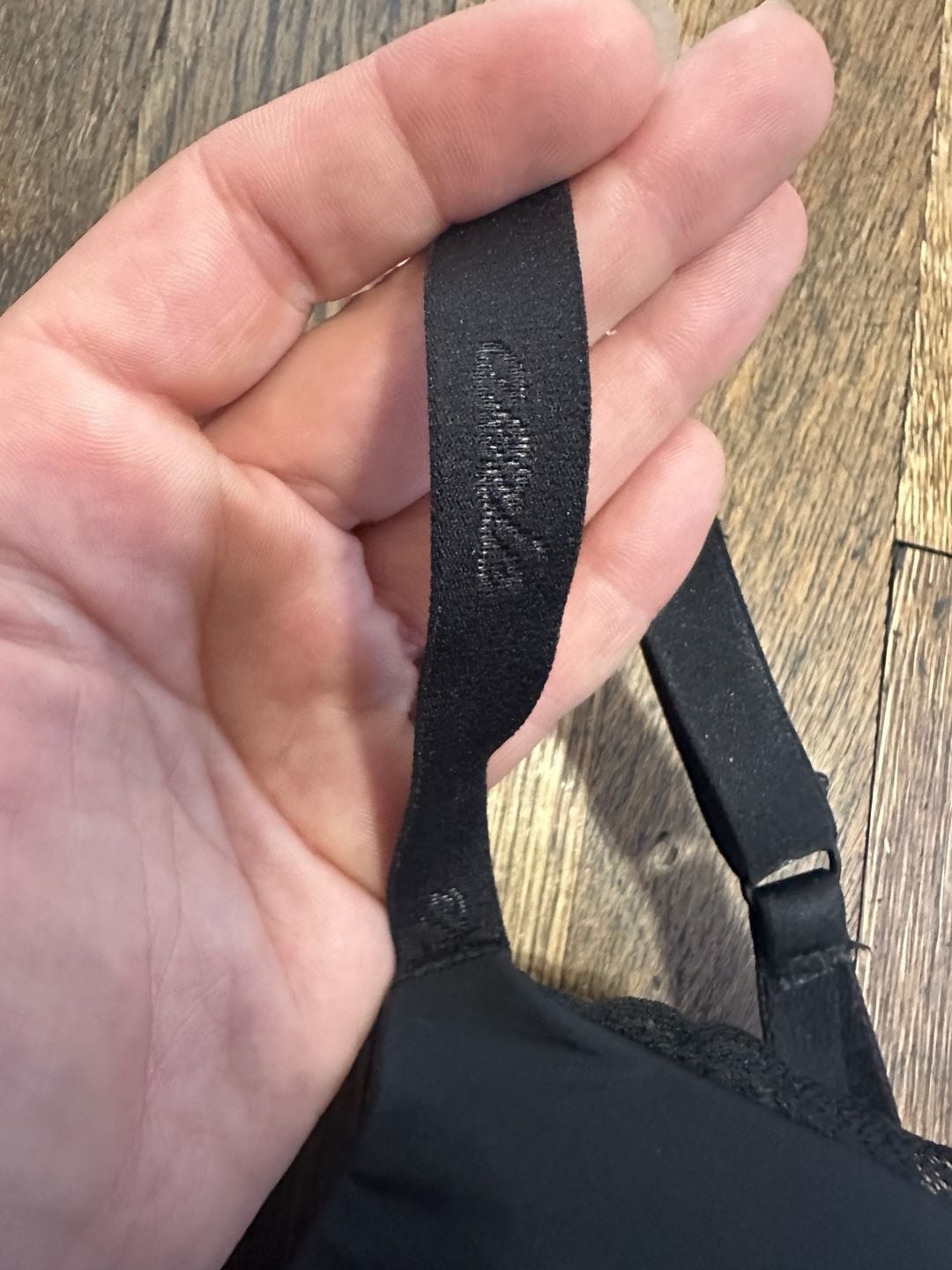 Aerie Real Happy Wireless Lightly Lined Bra Black 34DD 2