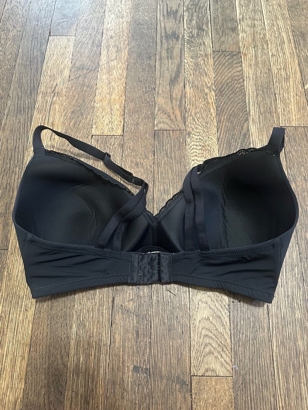 Aerie Real Happy Wireless Lightly Lined Bra Black 34DD 3
