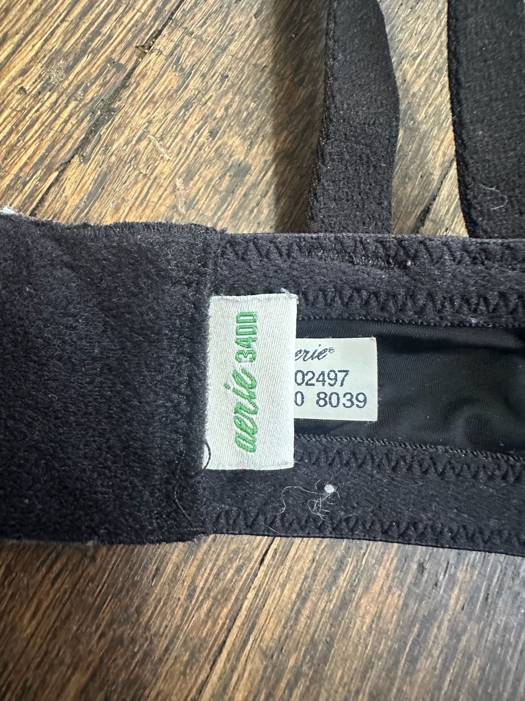 Aerie Real Happy Wireless Lightly Lined Bra Black 34DD 7