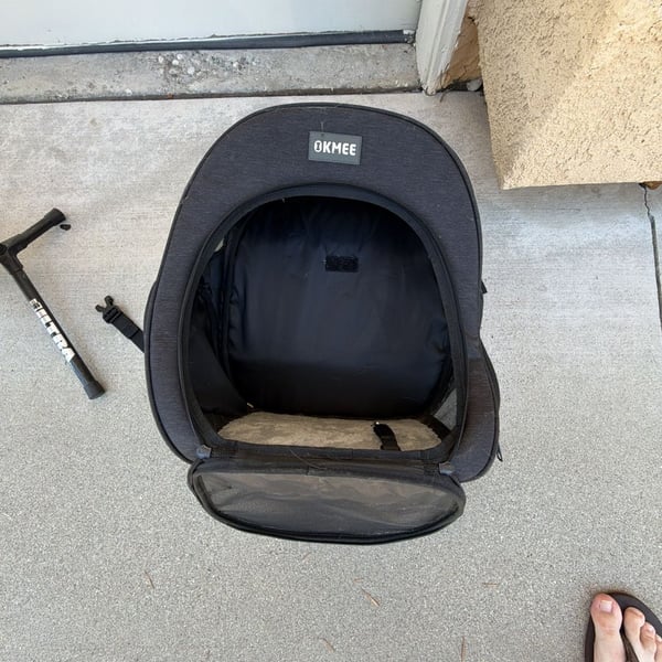 Animal backpack carrier