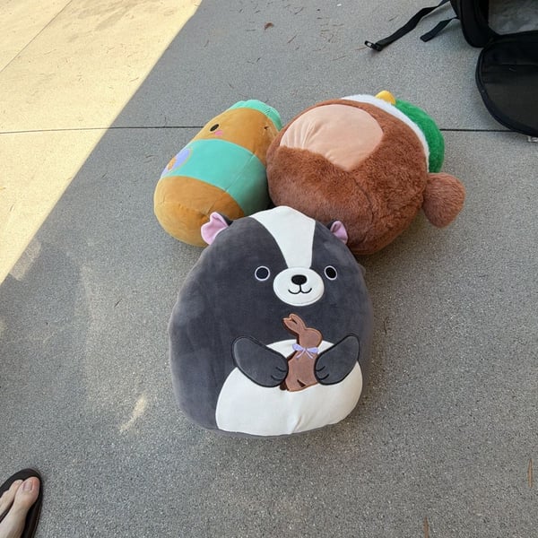 Squishmallows and other plushies $5 each