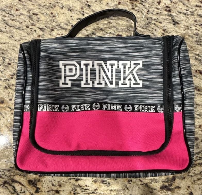 Victoria's Secret PINK Hanging Travel Toiletry and Makeup Bag 2