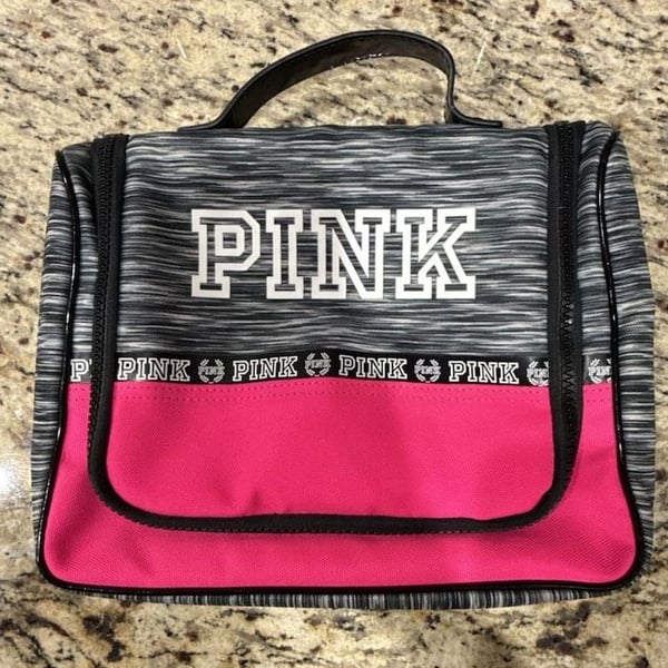 Victoria's Secret PINK Hanging Travel Toiletry and Makeup Bag