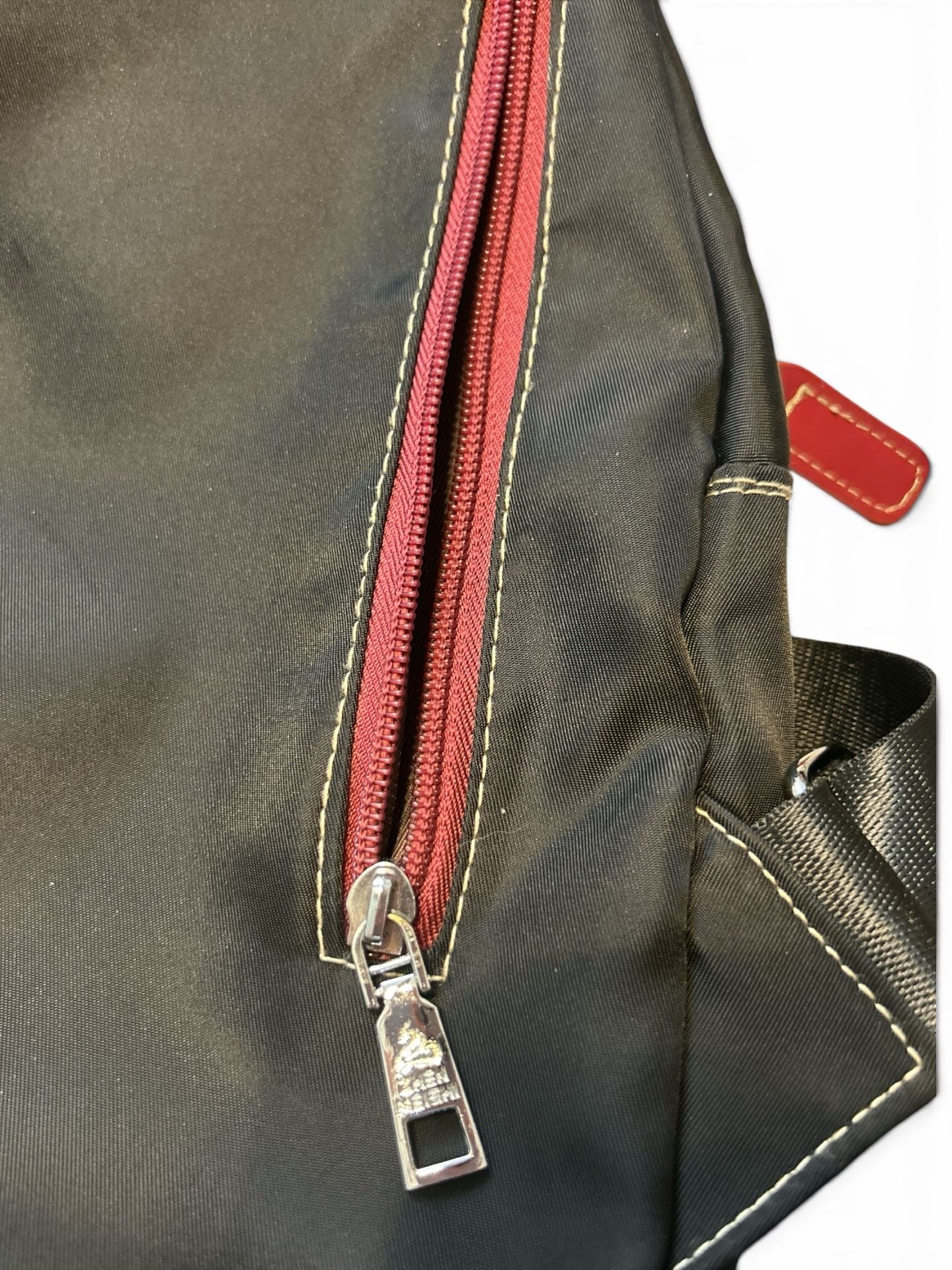 Zhenmeishi Nylon Sling Chest Bag with Decorative Flower Charm 4
