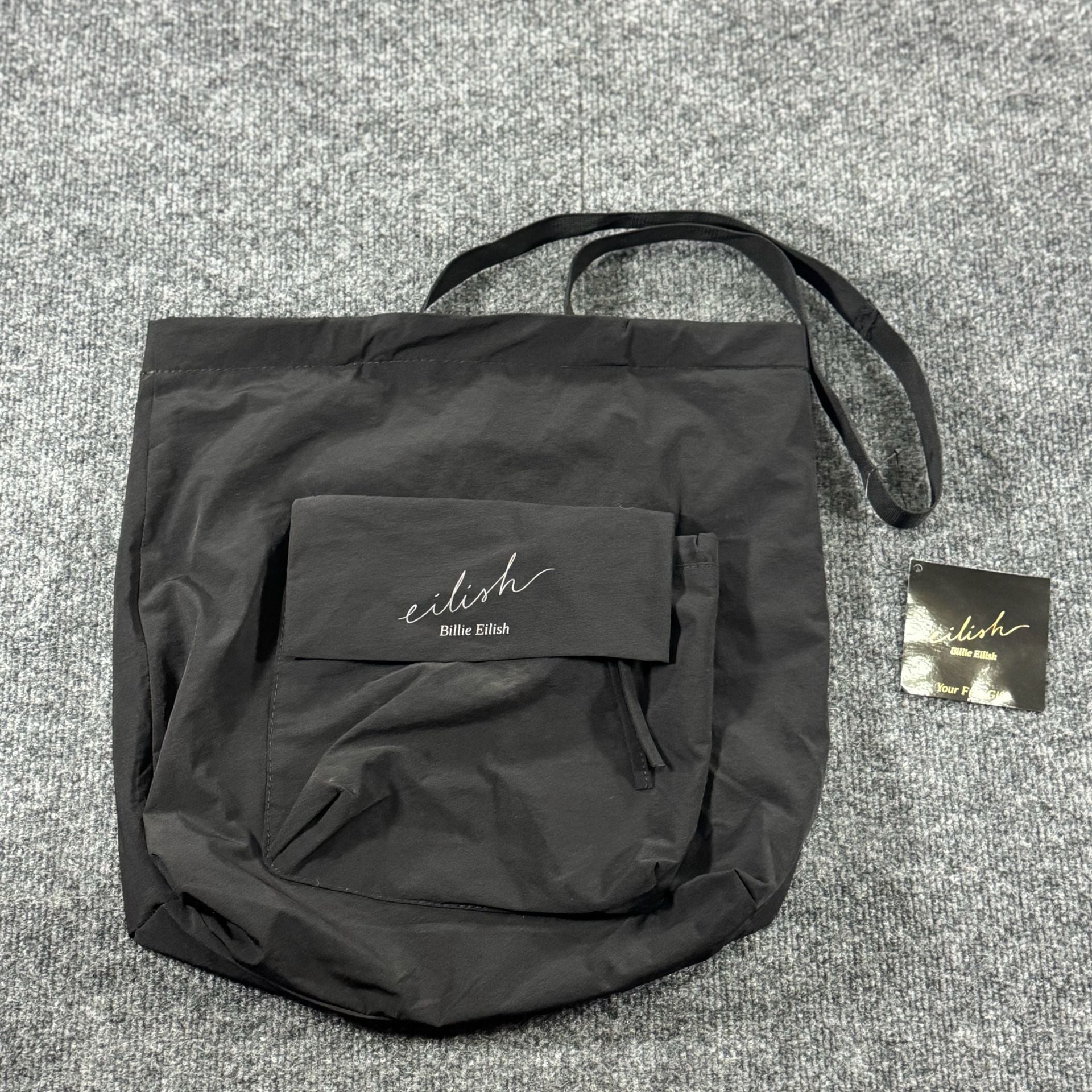 Billie Eilish Eilish Fragrance Recycled Pull Top Tote Bag New 1