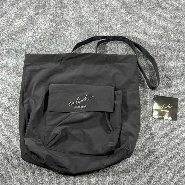 Billie Eilish Eilish Fragrance Recycled Pull Top Tote Bag New